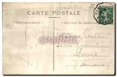 Floresta de Saint-Germain — A Virgem dos Ingleses — P. Dédéron N.F. 80 — Verso