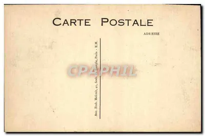Versailles — Rue de l'Orangerie — E.M. n°8566 — Verso