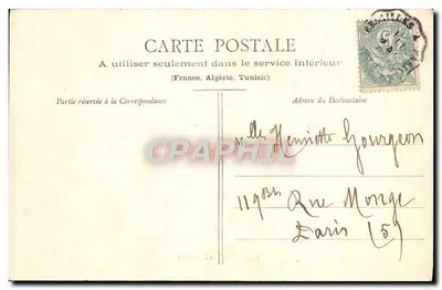 Versailles - Panorama — Mme Moreau, editora, Versailles — Verso