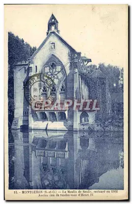 Montgeron (S.-et-O.) — A Moinha de Senlis, antigo local de encontro de Henri IV, restaurada em 1902