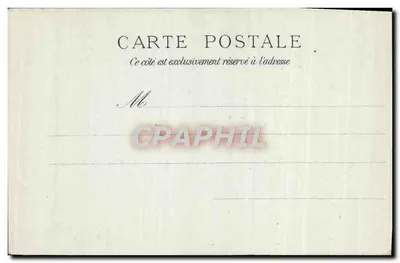 Versailles - Het Hotel van de Prefectuur — uitgever A. BONNET, n° 104 — Achterkant