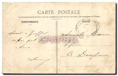 Sonchamps (S.-et-O.) — Zamek Chênes-Secs, fasada północna — Librairie A. Boutroue, BOURDAN (S.-et-O.) — Rewers