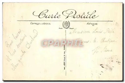 Rambouillet — Zamek (Fronton Północny), — Rezydencja Prezydenta Republiki — L.I. — Rewers