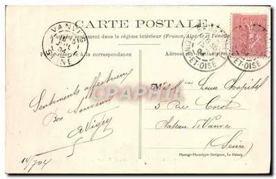 Rambouillet — Il Palazzo di Giustizia — Delaleu, editore — Verso