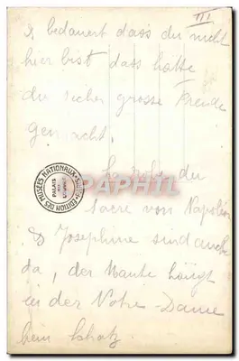 Grab der Kaiserin Joséphine — Kirche von Rueil — Edition des Musées Nationaux — Rückseite
