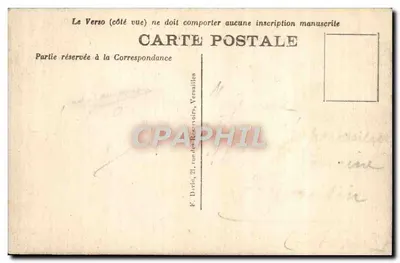 Versailles — Grandes Eaux - Bassin de Latone — Le Tapis vert - Le Grand Canal — Verso