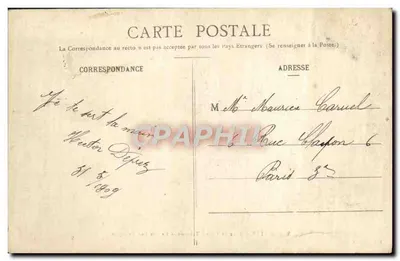 Versailles - Park Grand Trianon - Pałac Francuski — Muse Moreau, wyd., Versailles — Rewers