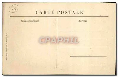 St-Germain-en-Laye — Parter — Zamek — Kościół i stacja kolejowa — Rewers