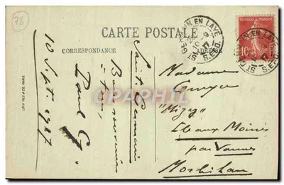 Saint-Germain-en-Laye — Rond-Point de la Terrasse — O Rosário — LL. — N°34 — Verso