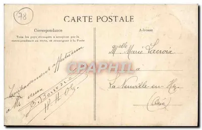 Versailles — Wielki Trianon — Kącik — E. L. D. — Rewers