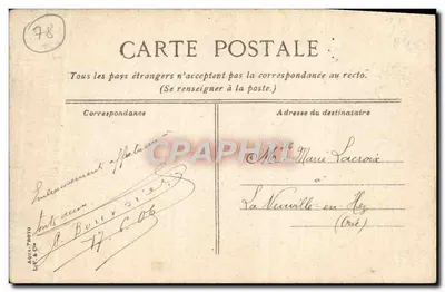 Versalles. Parque del Petit Trianon. El presbiterio — Lévy & Cie — Reverso