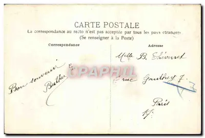 Dourdan — Zamek; Strona północna i strona zachodnia — (S & O) — Rewers