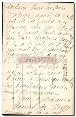 Courances (S.-et-O.) — Chalets do Chefe Jardineiro do Castelo — Editor não identificado, número de série 18 — Verso