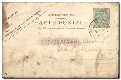 L'Isle-Adam — île de la Cohue avec pont en pierre et bateau — Édition Triomph, n°1178 — Verso