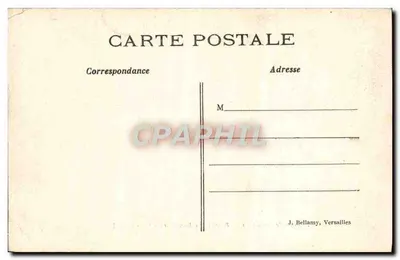 Parc de Versailles — Bassin des Rocailles ou Salle de Bal — J. Bellamy, Versailles — Verso