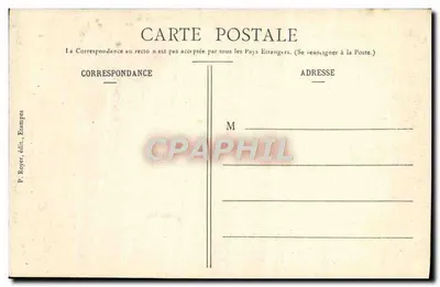 Méréville - O Castelo da Rio — P. Royer, Editor, n°13 — Verso