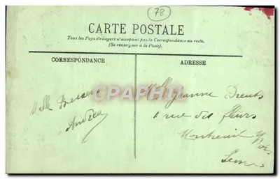 Versailles — Le Grand Trianon — La Chambre à coucher de la Reine d'Angleterre — Une Console — n°194 — Verso