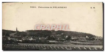 Panorama de PALAISEAU — vista do vilarejo e das vinhas — E.M. n°2494