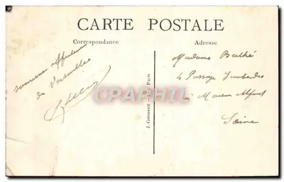 Versalhes — O Parque — O Lago do Carro de Apolo — J. Cornault, Paris — Verso