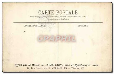 Versailles — Katedra Najświętszej Maryi Panny — Wyjście z mszy — LL. — Rewers