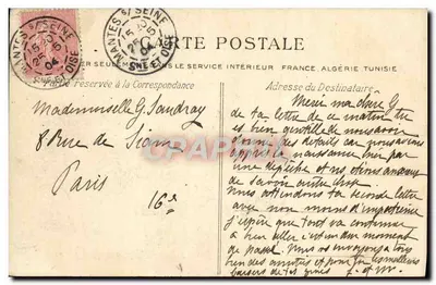 MANTES — La Seine, vista presa dal Ponte di Mantes — La C.P.A. n°17 — Verso