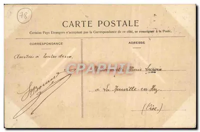 Versailles — Prefektura — R. Helmlinger & Cie, druk. Nancy, nr 2 — Rewers