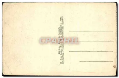 Versailles — La Galerie des Glaces — Spiegel Galerie — Editor A. Leconte, n°3 — Verso