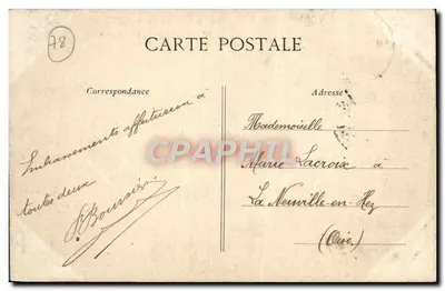 Versailles — Park Grand Trianon — La Coquille, grupa w ołowiu C.L.C. — Rewers