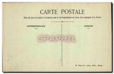 Vincennes — Vista geral do Castelo — E. M. — Verso