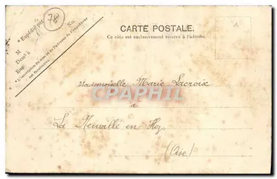 Versailles — La Francia Triomfante — V.P. Paris No 7 — Verso