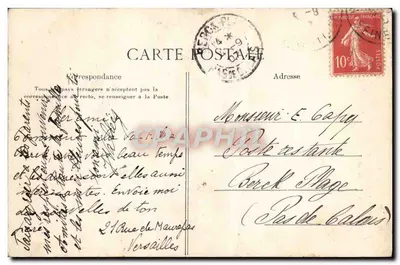 Versailles — Hameau du Petit Trianon, Le Moulin — E.L.D. n°101 — Verso