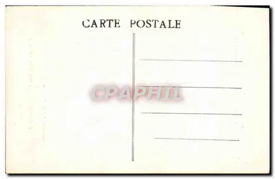Abadía de Port-Royal-des-Champs — Exhumación de los cuerpos de las religiosas en 1714 — Ed. Lamorlette, bazar, Chevreuse — Reverso