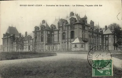 Boissy-Saint-Léger — Domínio de Gros-Bois — O Castelo, Fachada Lado Leste