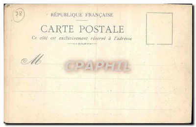 Versalhes — O Hôtel-de-Ville — Versalhes, Morne, Ed. 28 — Verso