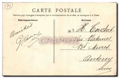 Cernay-la-Ville (S.-et-O.) — Cachoeira do grande Moulin — editor Paris, n°18 — Verso