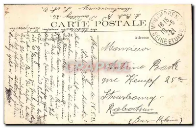 Montmorency — Panorama — Edição reservada Au Sévèse 1904, 2, Avenida Émile — Verso