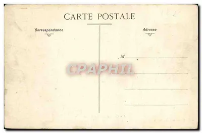 Castelo de La Borde — vista do castelo com torre e fosso — Thibault, editor, Melun, n° 468 — Verso