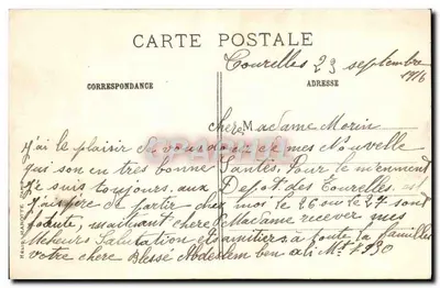 Szpital Wojskowy w Carrières-sous-Bois — Pawiłon Algierski — S.&O. — Rewers