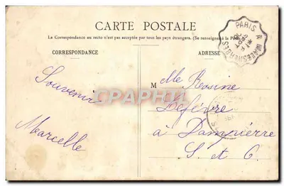 Le Plessis-Chenet - Castelo de La Roche — Thibault et Odiot, edição n°302 — Verso