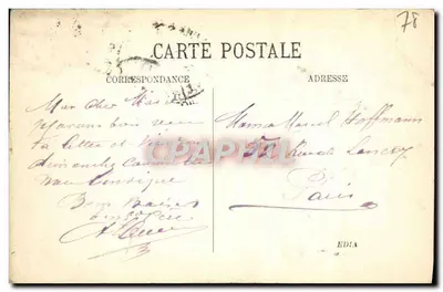 Fond de la Fontaine de la Reine — Parc de Versailles — Éditeur : EDIA, n° 52 — Rewers