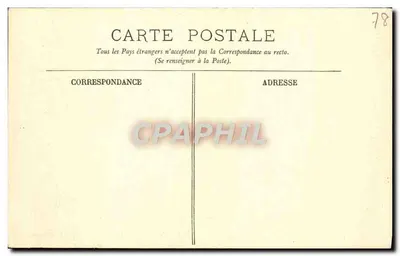 Versailles — O Castelo. A Câmara de D. Luís XIV. — LL. — N° 126 — Verso