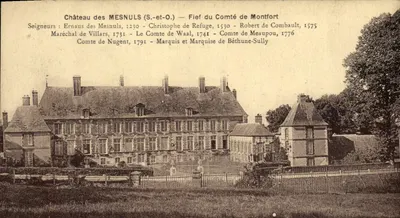 Castelo dos MESNULS (S.-et-O.) — Feudo do Condado de Montfort