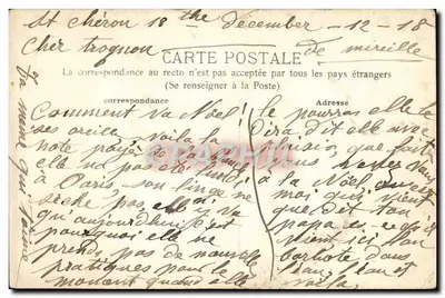 Château du Marais — Côté Nord: Les Fossés — L. Bougardier, Lib. à Dourdan — Verso