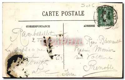 Rambouillet - Zamek - Salony Odbioru (Dawniej Rada Karola X) — LL. n° 192 — Rewers