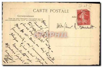 Galeria dos Espelhos — Palácio de Versalhes — Editor E.D. n°4 — Verso
