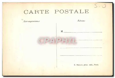 Castelo de DAMPIERRE (S.&O.) — A Ilha e o Lago — E.M. — Verso