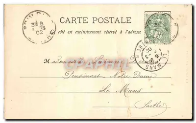 La Chapelle du Château — Versailles — Éditeur K. & K. Kithu, A.V., N. 4 — Verso