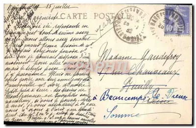 Rambouillet — Zamek La Tour François Ier — wydawca nieznany, nr 140 — Rewers