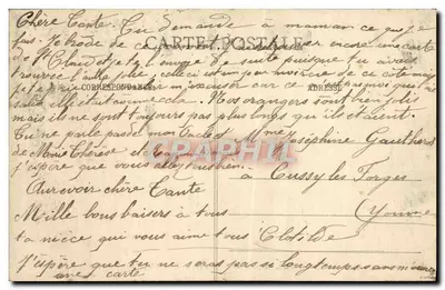 Saint-Cloud — Incêndio do Castelo pelos Alemães (13 de Outubro de 1870) — C.M. n°44 — Verso