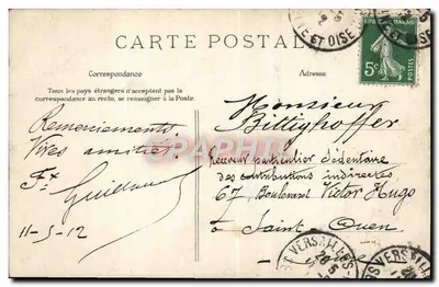 Versailles — Hameau du Petit Trianon — La Ferme — C. L. C. — n°195 — Rewers